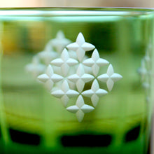 画像をギャラリービューアに読み込む, 十字菱 切立緑