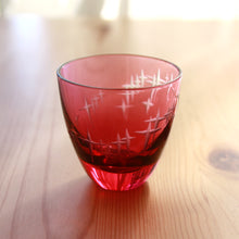 画像をギャラリービューアに読み込む, 十字星 ぐい呑金赤