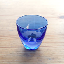 画像をギャラリービューアに読み込む, Penguin Couple 冷酒杯 青藍