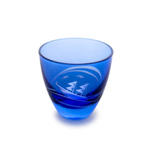 画像をギャラリービューアに読み込む, 波と風 ぐい呑青藍