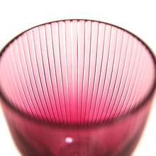 Load image into Gallery viewer, ぐい呑千筋 青藍・金赤 - THE GLASS GIFT SHOP SOKICHI