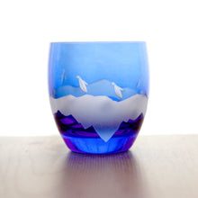 画像をギャラリービューアに読み込む, Penguin Couple 丸オールド青藍