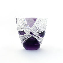 画像をギャラリービューアに読み込む, ぐい呑み円 青紫 木箱入り