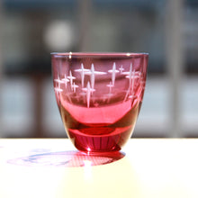 画像をギャラリービューアに読み込む, 十字星 ぐい呑金赤