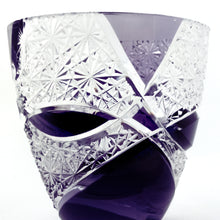 画像をギャラリービューアに読み込む, ぐい呑み円 青紫 木箱入り