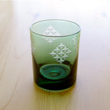 画像をギャラリービューアに読み込む, 十字菱 切立緑