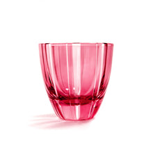 Load image into Gallery viewer, ぐい呑子持縞 青藍・金赤 - THE GLASS GIFT SHOP SOKICHI