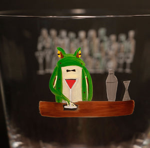 Frog bar cocktail 10ozOLD - THE GLASS GIFT SHOP SOKICHI
