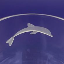 画像をギャラリービューアに読み込む, Three Dolphins Clear/Blue/Pink - THE GLASS GIFT SHOP SOKICHI

