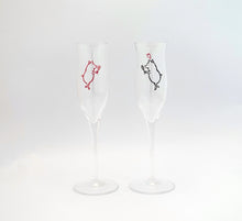画像をギャラリービューアに読み込む, Boo 乾杯　シャンパン - THE GLASS GIFT SHOP SOKICHI
