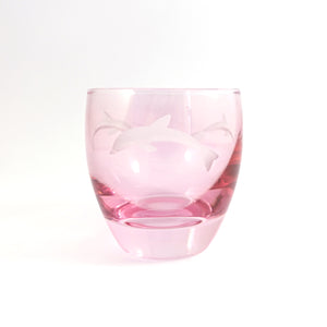 Three Dolphins Clear/Blue/Pink - THE GLASS GIFT SHOP SOKICHI