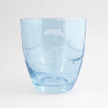 Load image into Gallery viewer, Dolphin Dance Clear／Blue - THE GLASS GIFT SHOP SOKICHI
