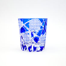 Load image into Gallery viewer, crack 瑠璃、金赤 - THE GLASS GIFT SHOP SOKICHI
